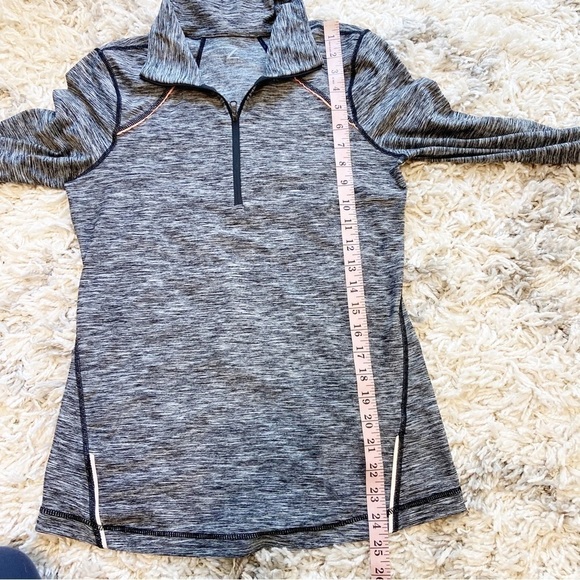 Z by Zella | Heather Gray Long sleeve Running Half Zip Top Size small - Picture 8 of 9